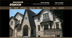 Desktop Screenshot of magnumstucco.com